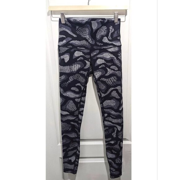 LULULEMON | Wunder Under High Rise Leggings Warp Ice Grey/Black - Picture 2 of 7
